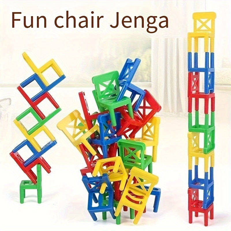 Exciting Chair Jenga Game Set