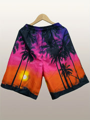 Quick drying Mesh Lining Mens Swim Trunks - Beach Pool Swim Shorts