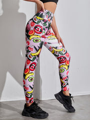 High Stretchy Digital Print Yoga Leggings