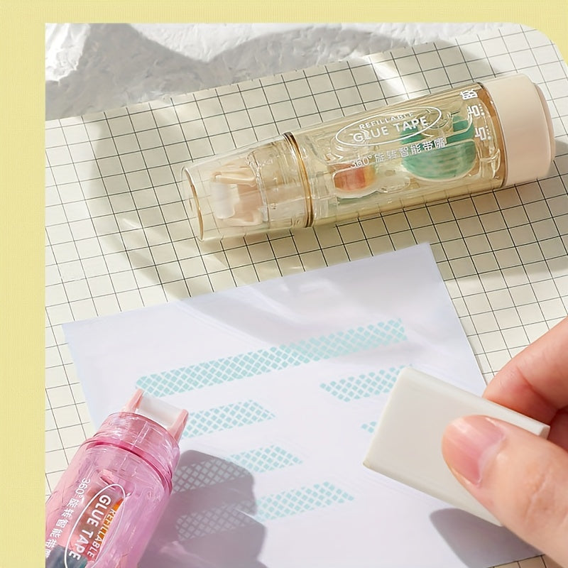 1pc 6mm Double Sided Tape Roller Dots Glue Tape Scrapbook Adhesive Tape Mini DIY