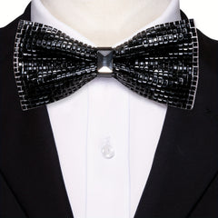 Barry Wang Rhinestone Bow Tie For Men - Wedding and Party Costume Accessory