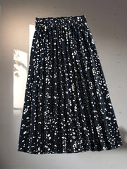 Elastic Waist Pleated Skirt for Women's Spring & Summer