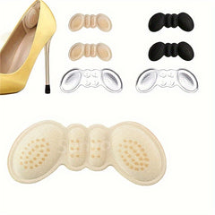 Soft High Heel Pads Heel Stickers Size Adjustments For Women's Shoes
