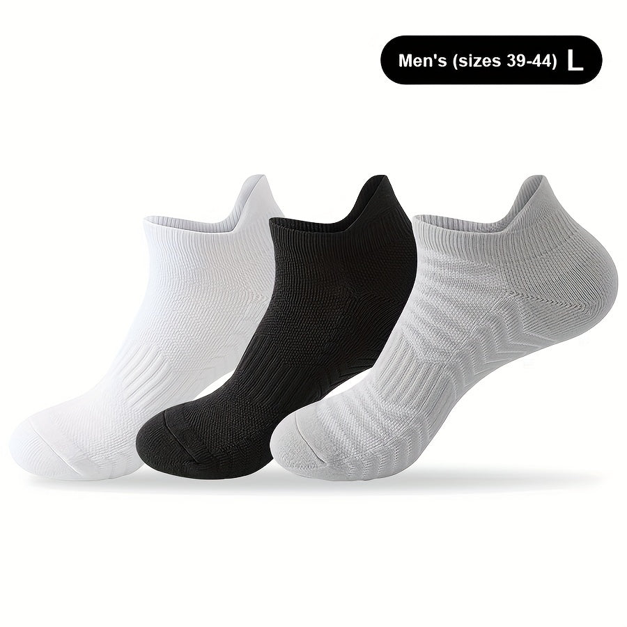 3 Pairs Men's Striped Casual Comfortable Socks