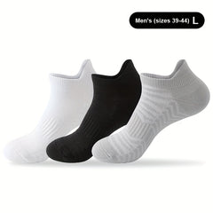 3 Pairs Men's Striped Casual Comfortable Socks