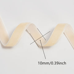 5yards 10mm Velvet Ribbon DIY Gift Wrapping Hair Bow Christmas Party Decor