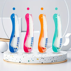 Portable Folding Toothbrush Soft Bristles Camping Travel