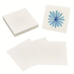 50pcs Painting Paper Sheets 10x10cm Square Craft Supplies Set