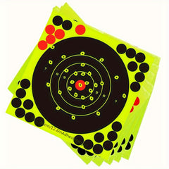 10pcs Stick & Splatter Self-Adhesive Targets 20-32 cm for Outdoor Training