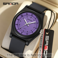 SANDA Unisex Sport Watch 5ATM Shock Resistant Quartz Watch