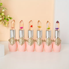 Flower Lip Gloss Crystal Jelly Lipstick Long Lasting Nutritious Lip Balm