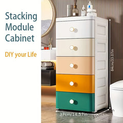 Drawer Storage Cabinet Clothes Organizers Plastic Shelf Toys Craft Books