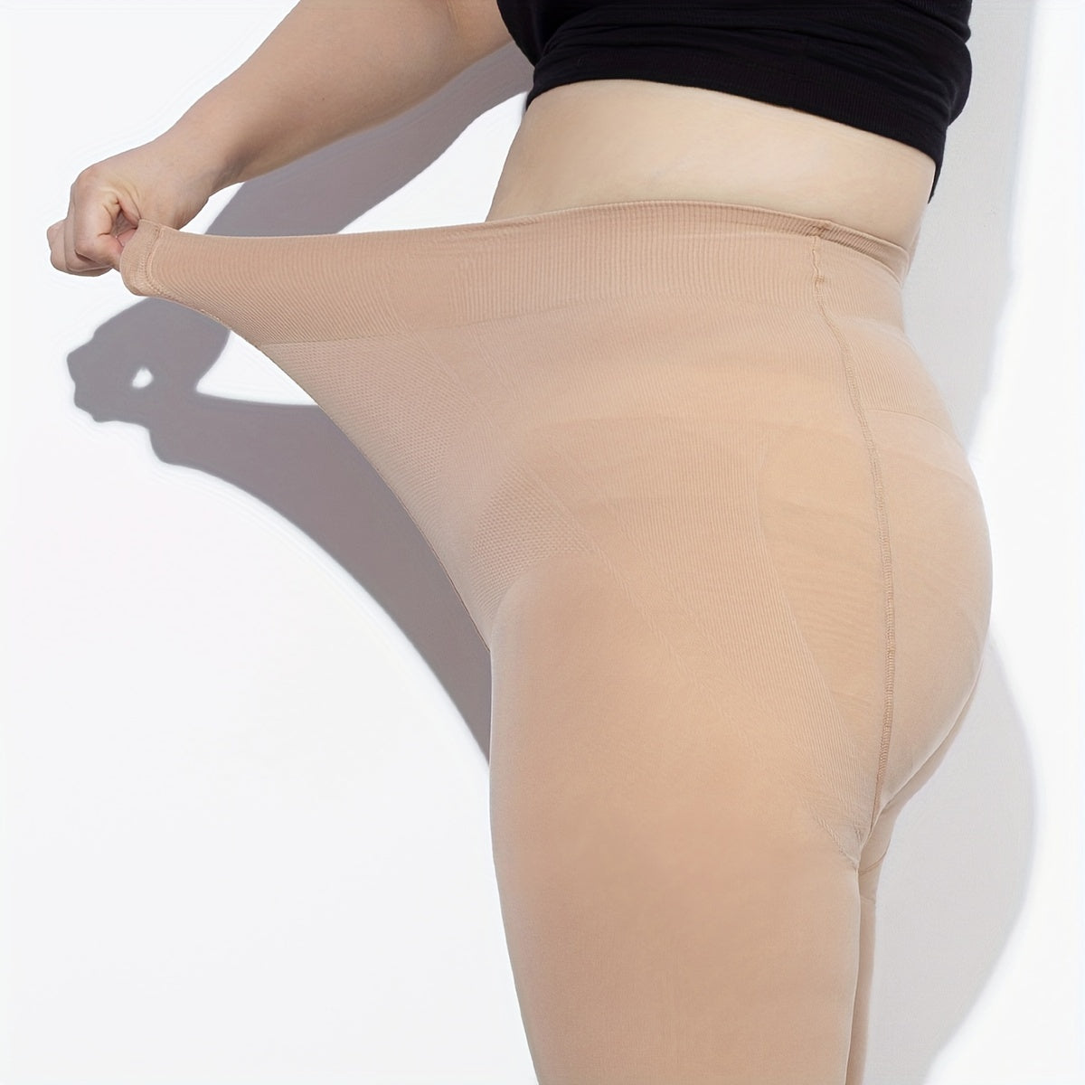 High Waisted Tummy Control Footed Tight
