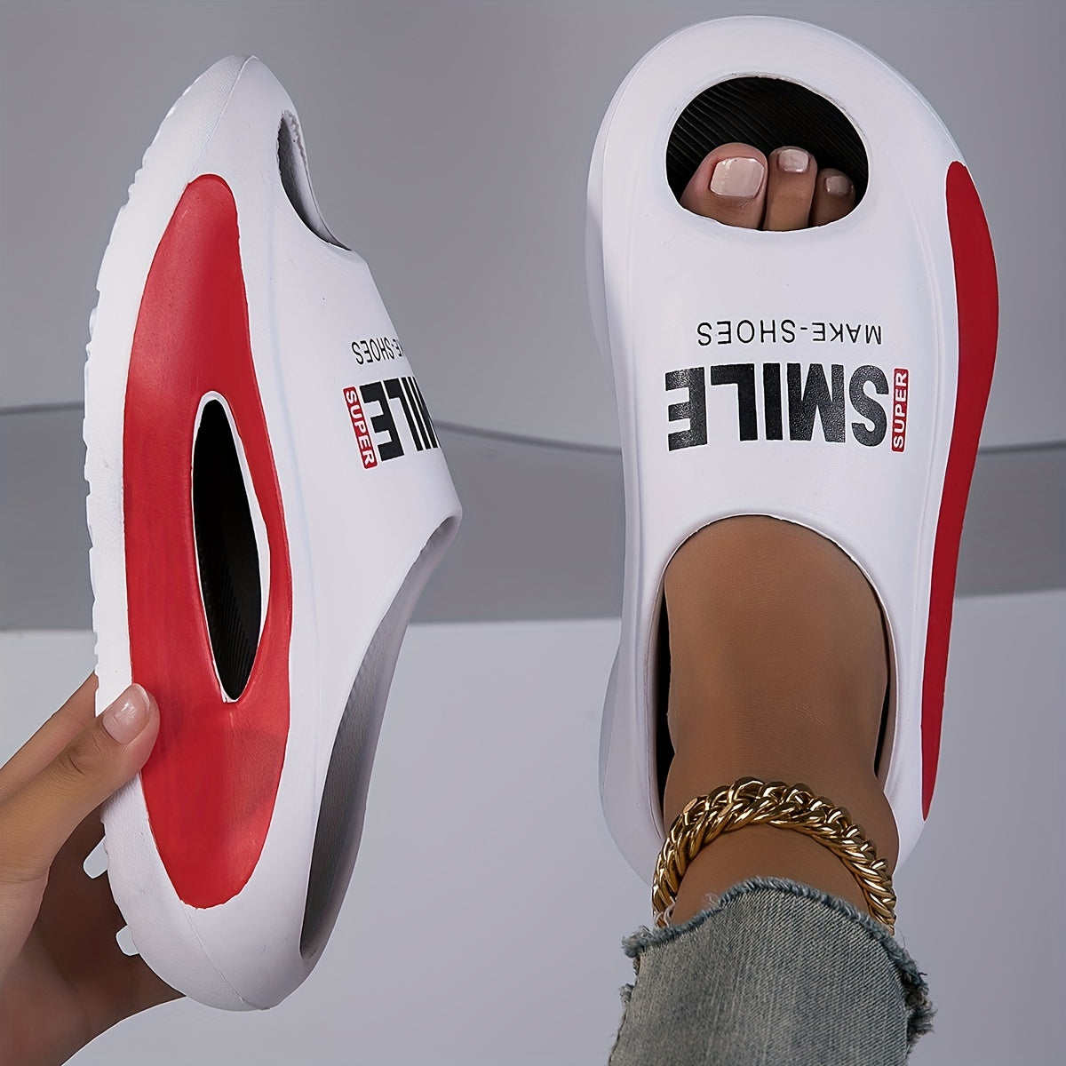 Summer Non Slip Slides Thick Bottom Slippers