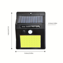 Solar Motion Sensor Light Outdoor - 48 LEDs IP65 Waterproof Security Lights