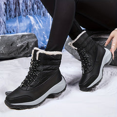 Women's Snow Boots High Top Hiking Boots Warm Comfortable