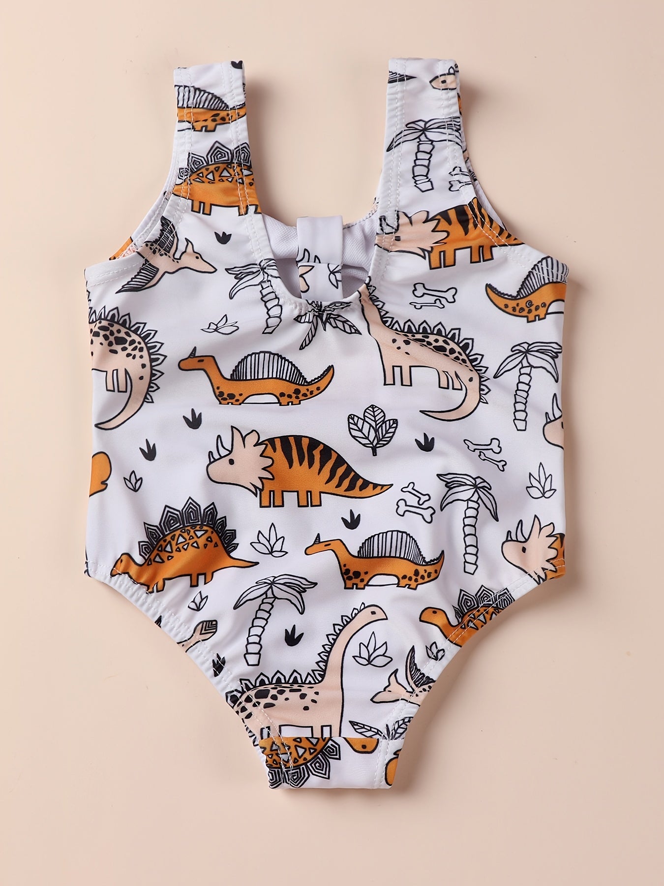 Baby Girls Dinosaur Print Swimsuit Summer