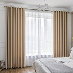 Blackout Curtains Windproof Thermal Insulated Light Blocking Roller Shades