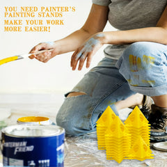 16pcs Pyramid Stands for Painting Canvases Doors Cabinets & More