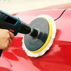 5pcs Wool Polishing Sponge Floor Waxing Car Boat Glass Cleaning Sponge