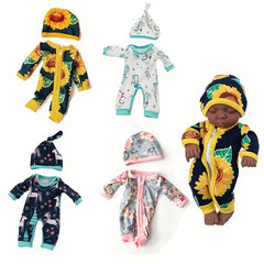 Jumpsuit Doll Set for 10-12in Dolls 25 Reborn Baby Clothes