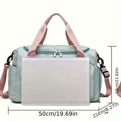 Outdoor Sports Travel Bag Wet And Dry Separation Fitness Bag Portable