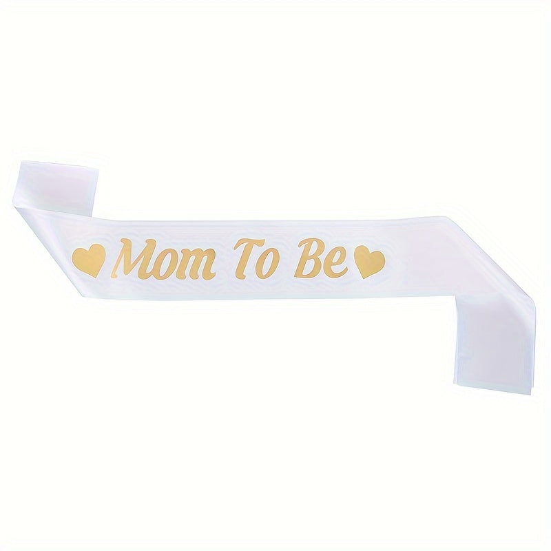 Mom To Be Shoulder Strap Sash Party Favor