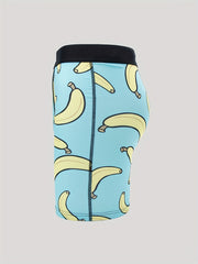 Stretch Men's Boxer Shorts Banana Pattern Underwear