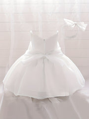 Mesh Puffy Princess Dress for Baby Girls