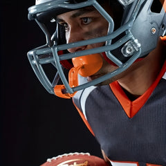 Double Layer Sports Mouthguard with Lanyard - Football & Hockey