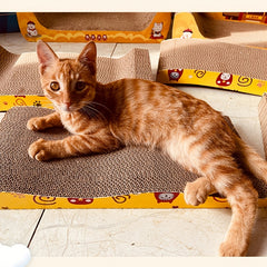 Cat Scratching Board Pad Anti Slip Corrugate Paper for Pet Kitten Claw Grinding