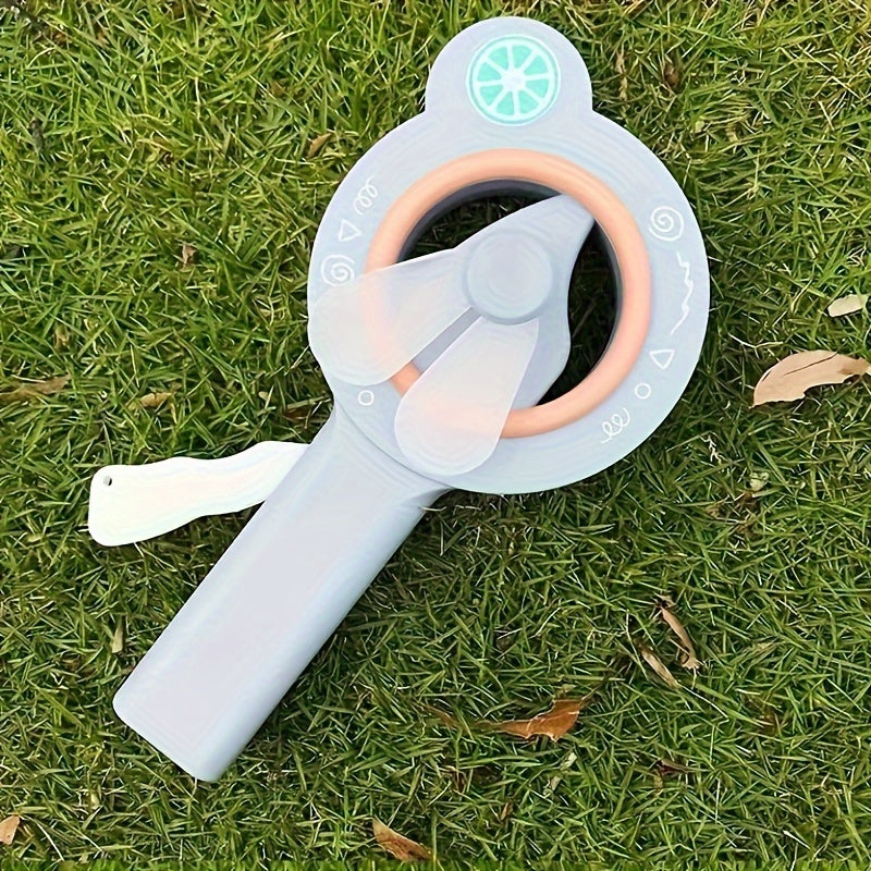 Hand-cranked Mini Fan Portable Manual Hand-held Push-down Gift