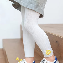 Girls Cropped Legging Embroidery Kids Clothes