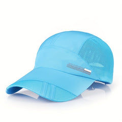 Men's Sun Visor Quick drying Cap Breathable Mesh Cap Anti-UV Sun Hat