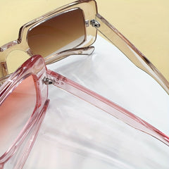 Large Frame Pink Tea Sunglasses Combo for Couples