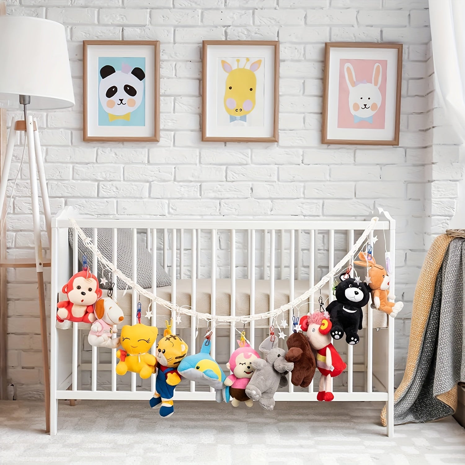 Adorable Stuffed Animal Toy Organizer