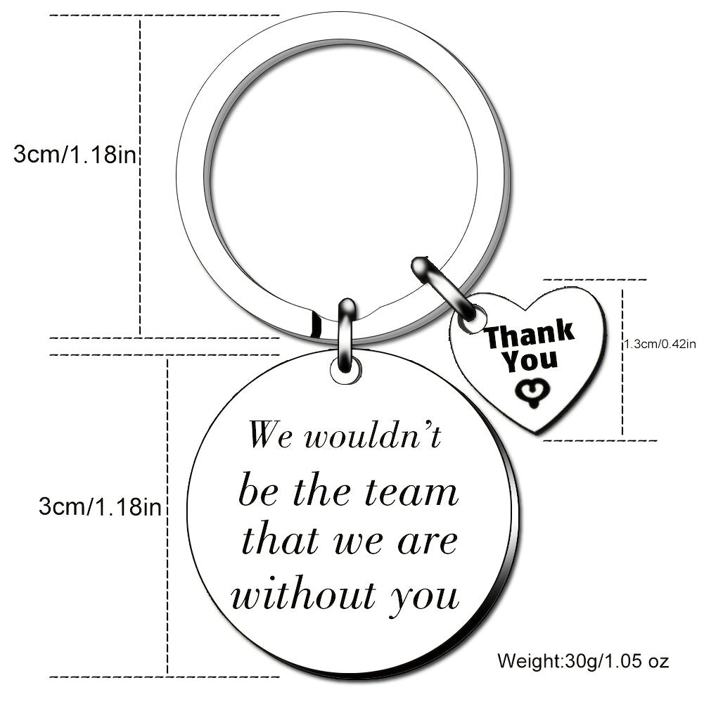 Thank You Keychain for Friends, Couple, Families