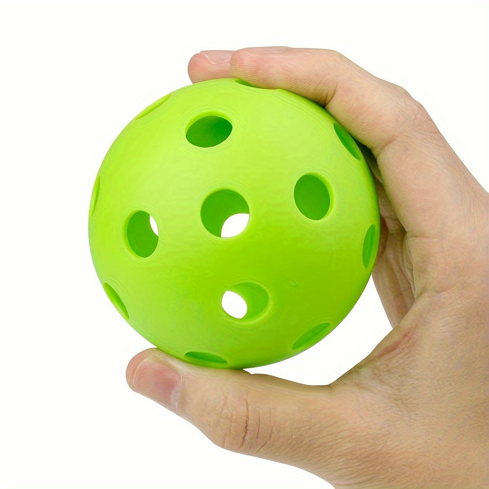 6pcs Pickleball 74MM Durable 26 Holes Indoor Pickleballs 24g