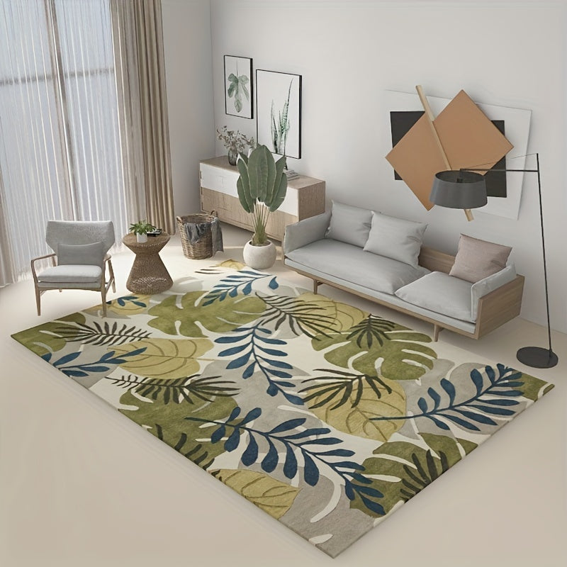 Modern Crystal Velvet Large Area Rug for Living Room