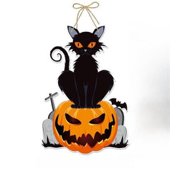 Halloween Party Decoration Pumpkin Bat Door Hanging Ghost Scene Arrangement