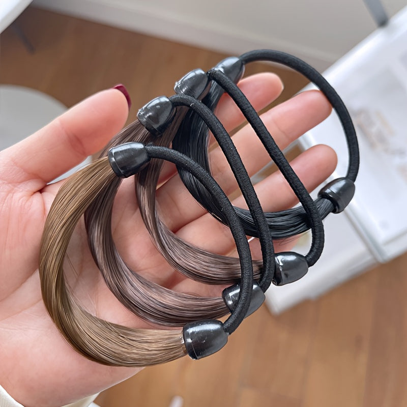 1pc Style Hair Band Wig Hair Rope Hair Ties For Girls