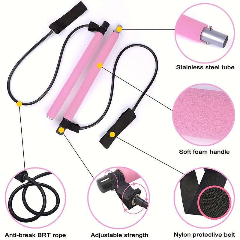 Multifunctional Pilates Stick Puller for Hip Exercise