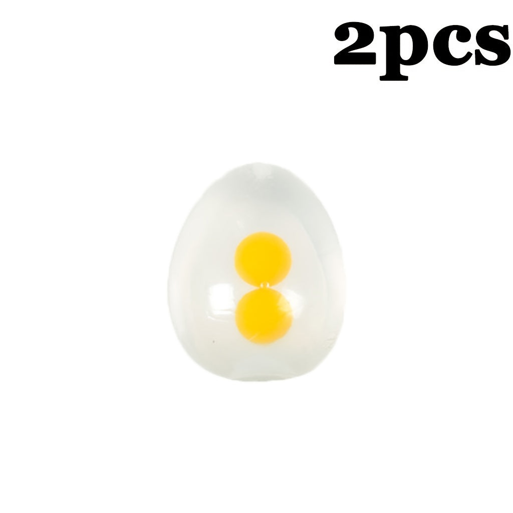 4pcs Double Egg Yolk Sensory Toys for Relaxation - Perfect Easter Chris