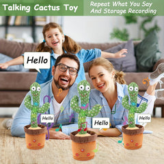 Swing Cactus Plush Doll for Kids - Battery Operated Dance & Sing Toy - Number 7