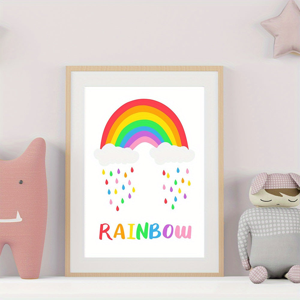 Rainbow Style Children's Poster No Frame Kids Gift Room Decor
