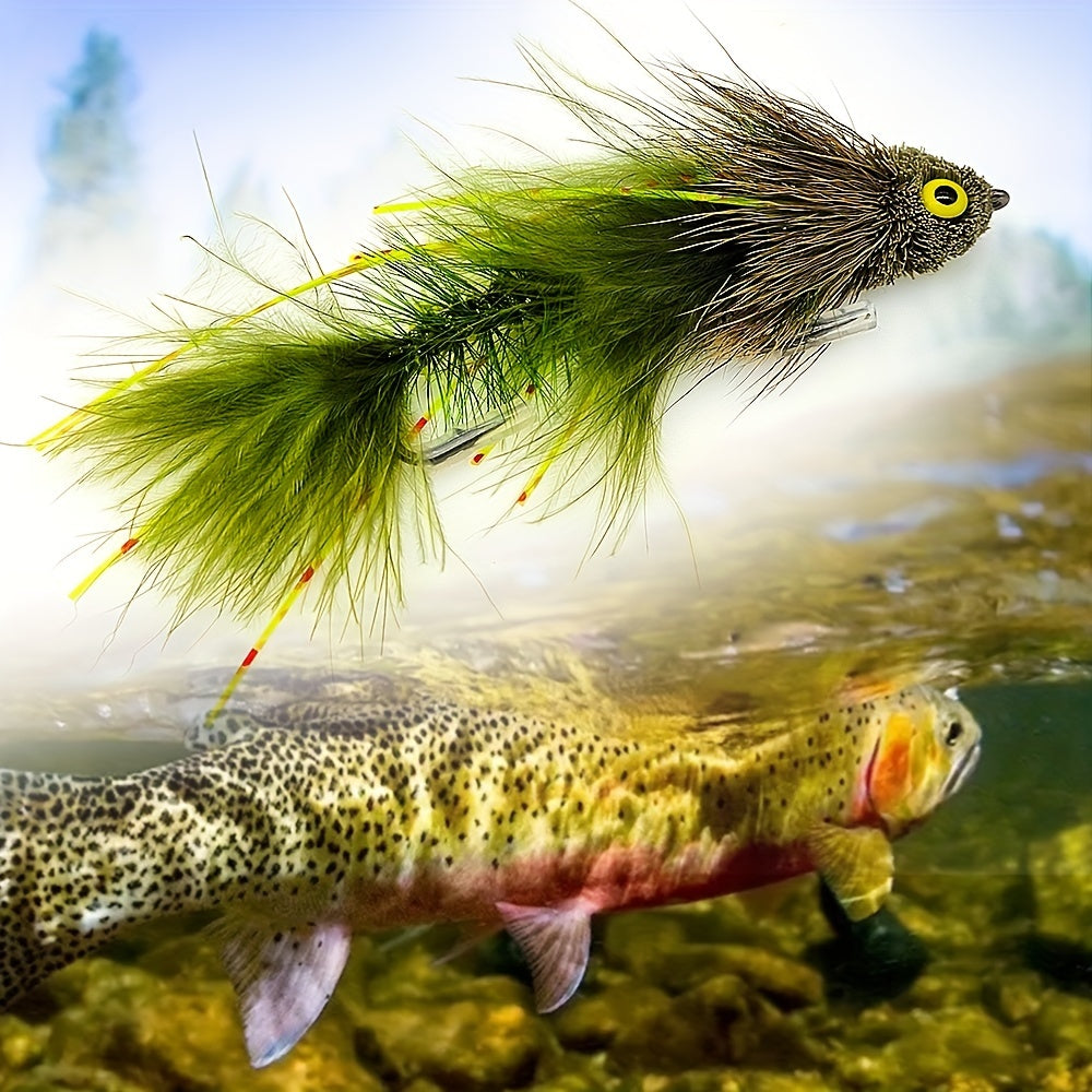 Bionic Streamer Fly Sea Fishing Bait Trout Salmon Bass