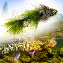 Bionic Streamer Fly Sea Fishing Bait Trout Salmon Bass