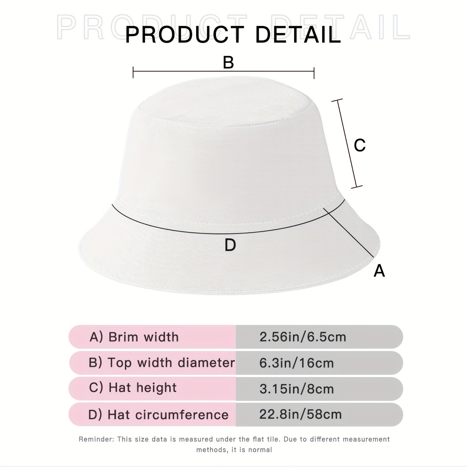 Marble Print Bucket Hat Summer Sun Cap Wide Brim Hat