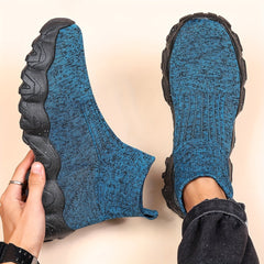 Comfy & Durable Plus Size Men's Slip-On Sneakers for Outdoors