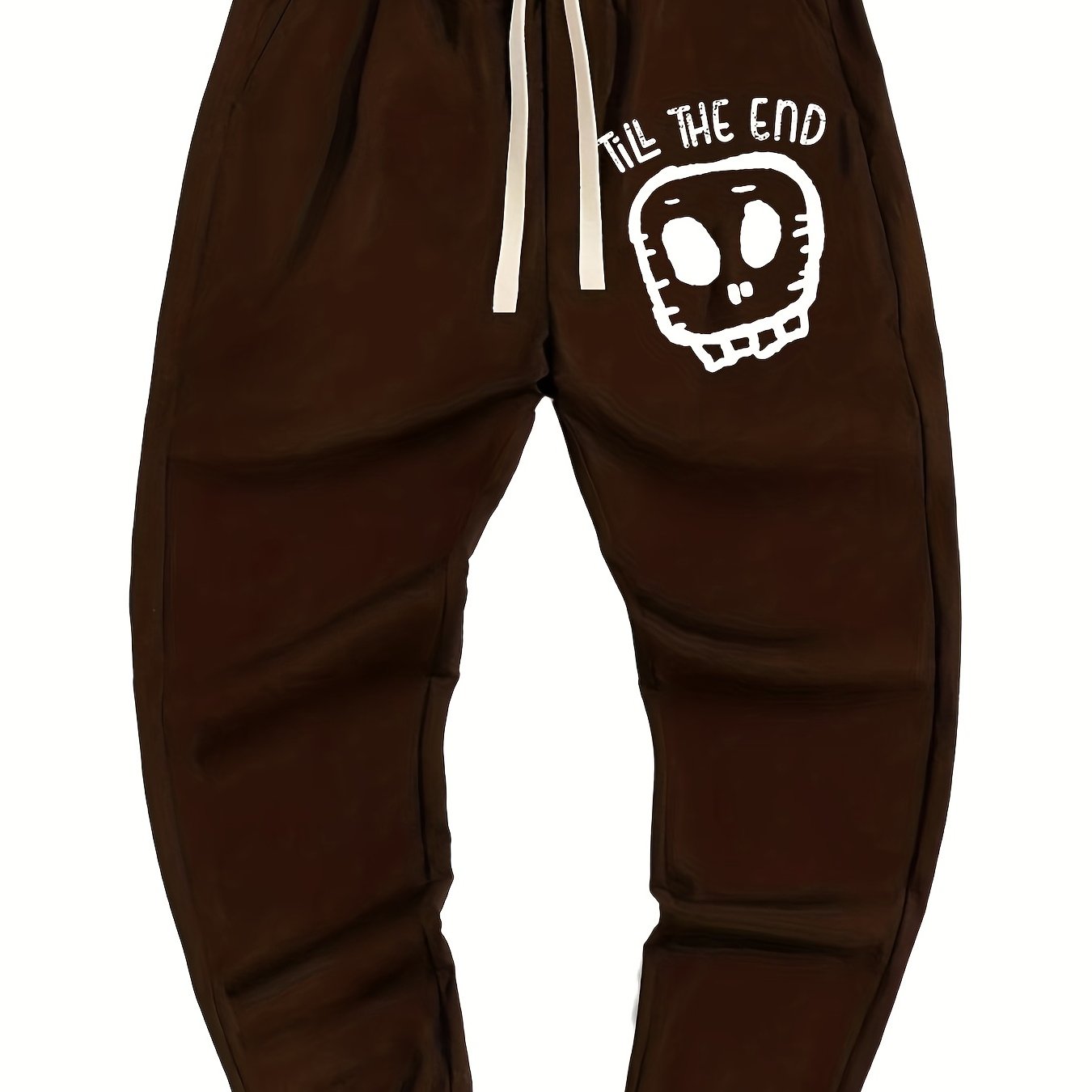 Men s Drawstring Pocket Sweatpants Loose Casual Comfy Jogger Pants